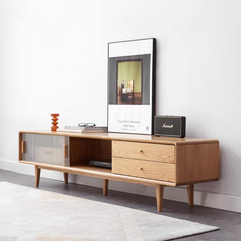 Kerry Mini TV Stand, Light Oak-Weilai Concept-Weilai Concept