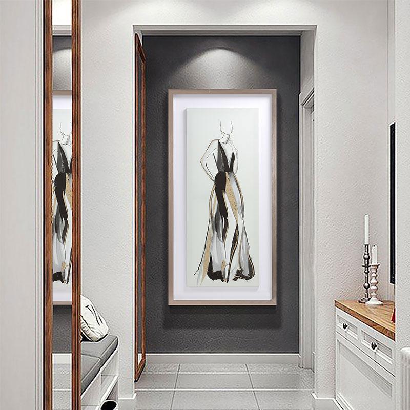 Lady Framed Wall Art Print 40*60cm-Weilai-Weilai Concept