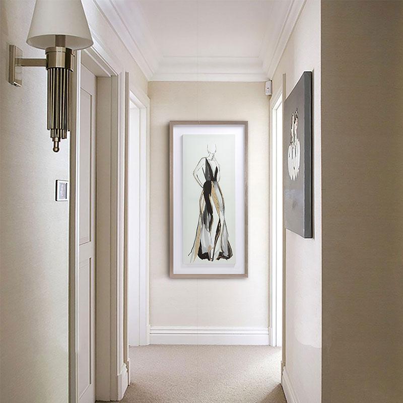 Lady Framed Wall Art Print 40*60cm-Weilai-Weilai Concept