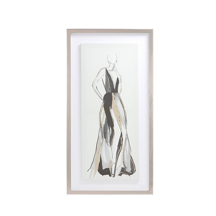 Lady Framed Wall Art Print 40*60cm-Weilai-Weilai Concept