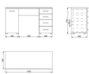 Libro Matt White Desk - 11008656