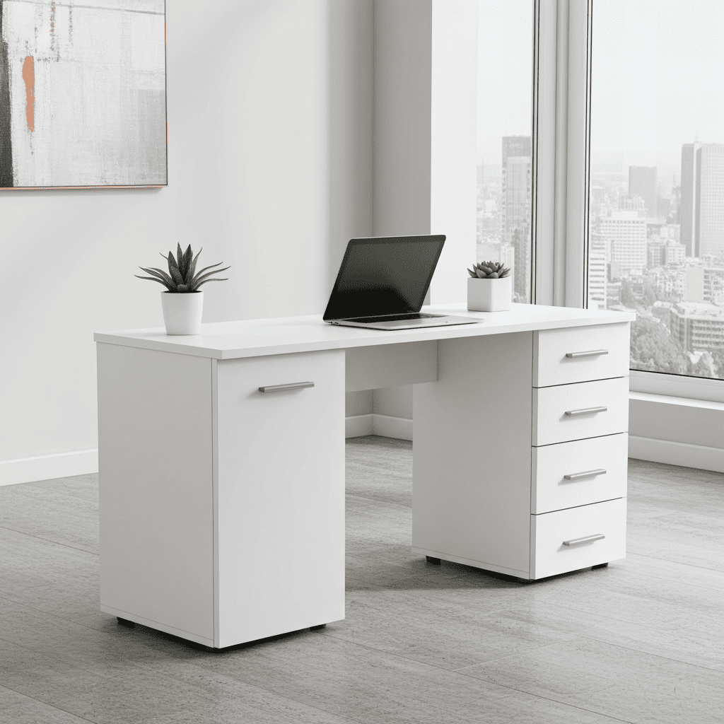 Libro Matt White Desk - 11008656