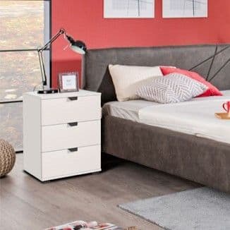 Limone Arctic White Narrow 5 Drawer Chest - 11008310