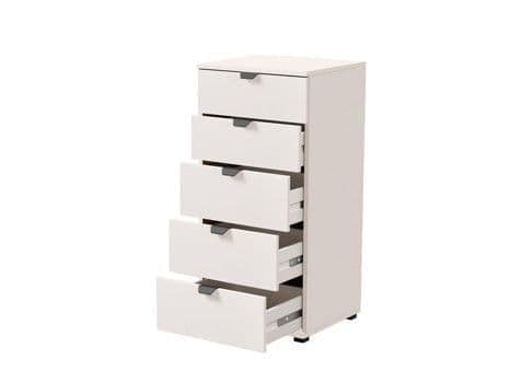 Limone Arctic White Narrow 5 Drawer Chest - 11008310