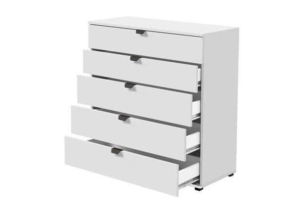 Limone Arctic White Wide 6 Drawer Chest - 11008296