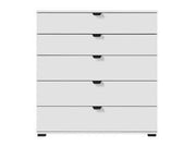 Limone Arctic White Wide 6 Drawer Chest - 11008296