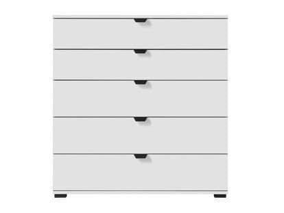 Limone Arctic White Wide 6 Drawer Chest - 11008296