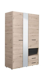 Limone Grey Oak 3 Door Wardrobe - 11008262