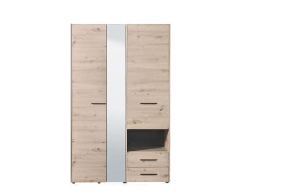 Limone Arctic White 3 Drawer Bedside Table - 11008319