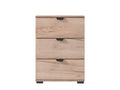 Limone Oak Effect 3 Drawer Bedside Table - 11008315