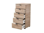 Limone Oak Effect Narrow 5 Drawer Chest - 11008309