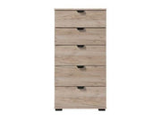 Limone Oak Effect Narrow 5 Drawer Chest - 11008309