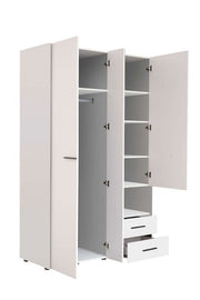Limone White 3 Door Wardrobe - 11008264