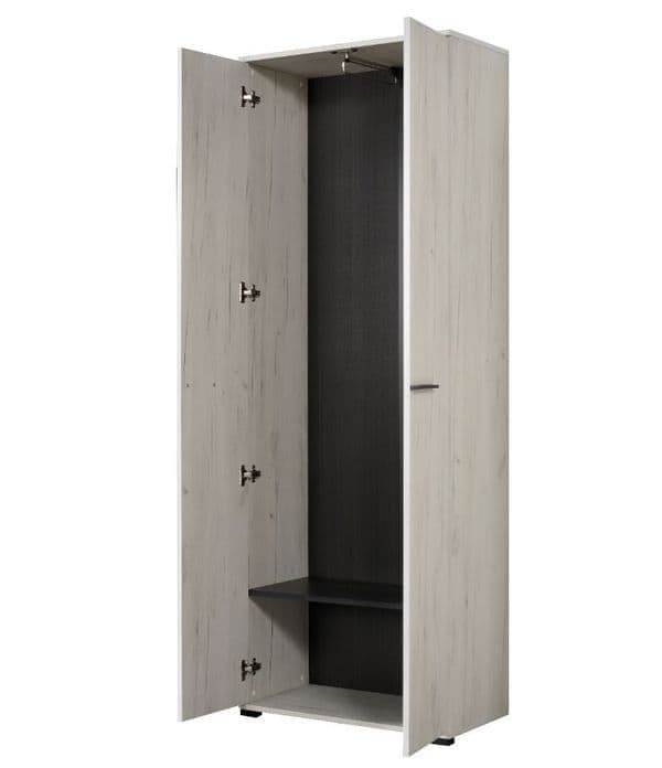 Lucerne Oak Narrow Wardrobe - 11008355