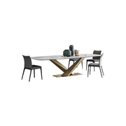 LUCI Dining Table, Marble And Gold Metal with dining table marble dining table