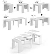 Luiz Concrete Grey Effect Large Extending Dining Table - 2603