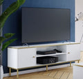 Maison White And Gold TV Unit - 3147