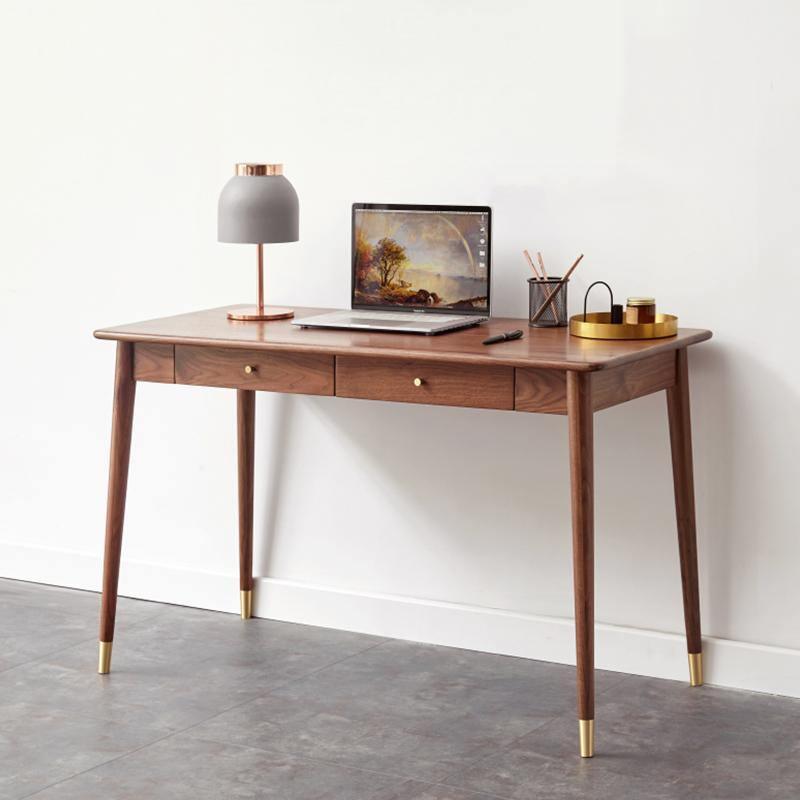 Mare Office Desk, Rosewood in a lifestyle setting with executive office desk chair