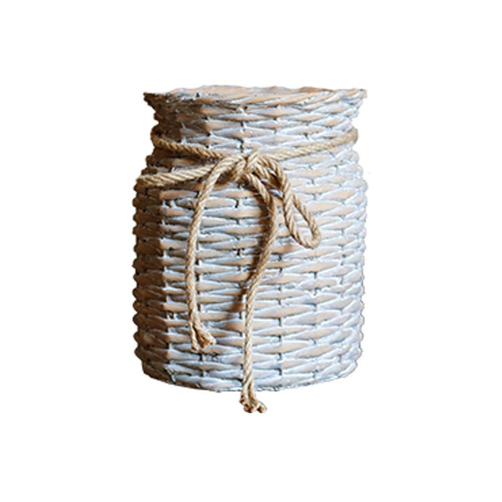 MI37 A Set Of Two Rattan Outdoor Plant Stands-Weilai Concept-Weilai Concept