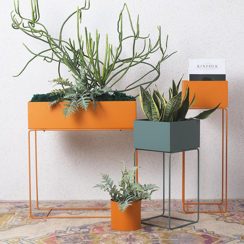 MI Indoor Plant Stand Set-Weilai Concept-Orange*2 + Blue*1-Weilai Concept