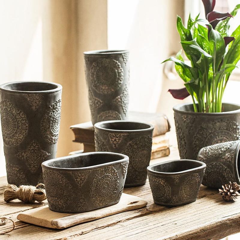 MI42 A Set Of Two Indoor/ Outdoor Plant Stands-Weilai Concept-Weilai Concept