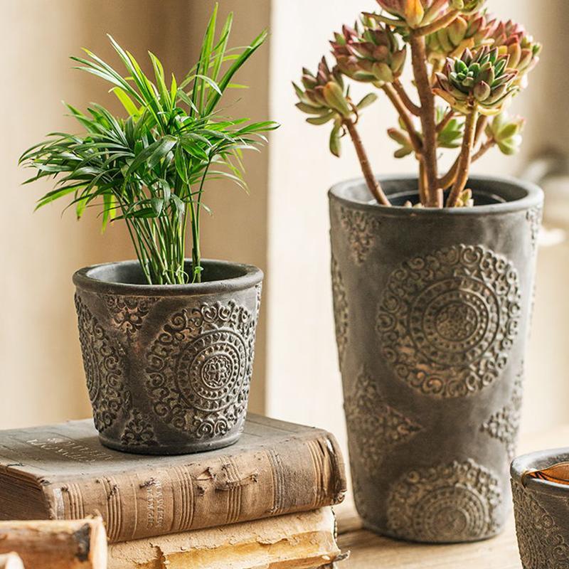 MI42 A Set Of Two Indoor/ Outdoor Plant Stands-Weilai Concept-Weilai Concept