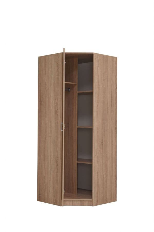 Miami Sonoma Oak Effect Corner Wardrobe - 11008710