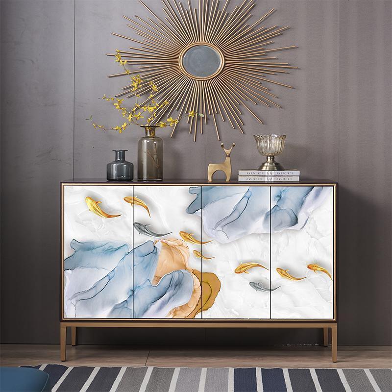 Detail view of Monika Sideboard with sideboard antique