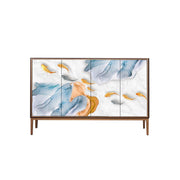 Monika Sideboard in a lifestyle setting with sideboard bookcase