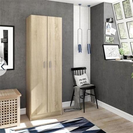 Multi Purpose Oak Wide Storage Cupboard - 2471