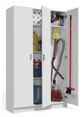 Multi Purpose White Wide Storage Cupboard 3 Door - 2591
