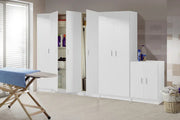 Multi Purpose White Wide Storage Cupboard 3 Door - 2591