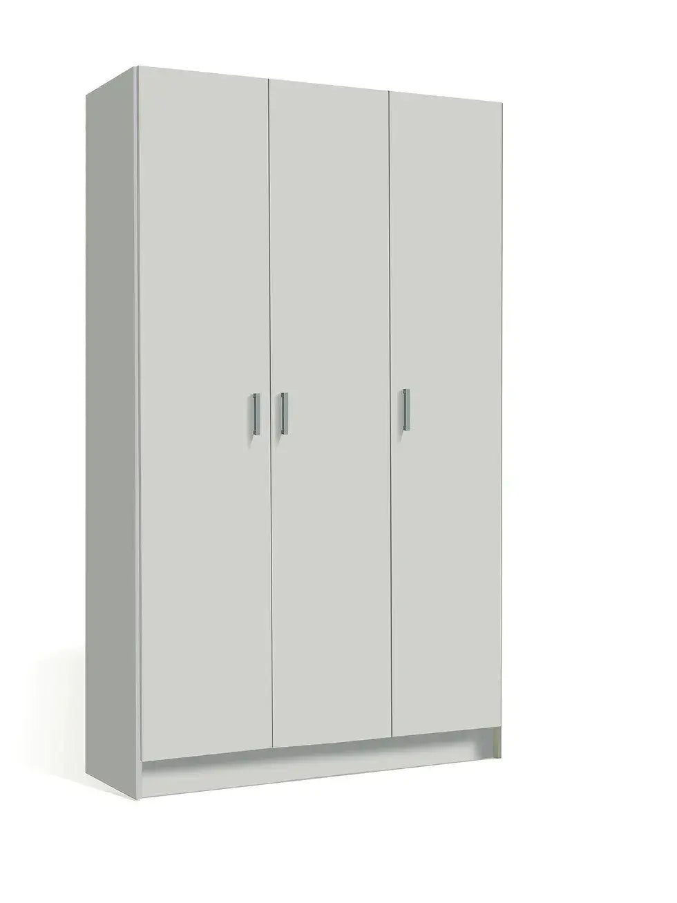 Multi Purpose White Wide Storage Cupboard 3 Door - 2591