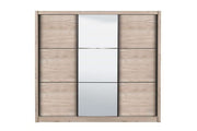 Navara Oak Effect Sliding Door Wardrobe - 11008280