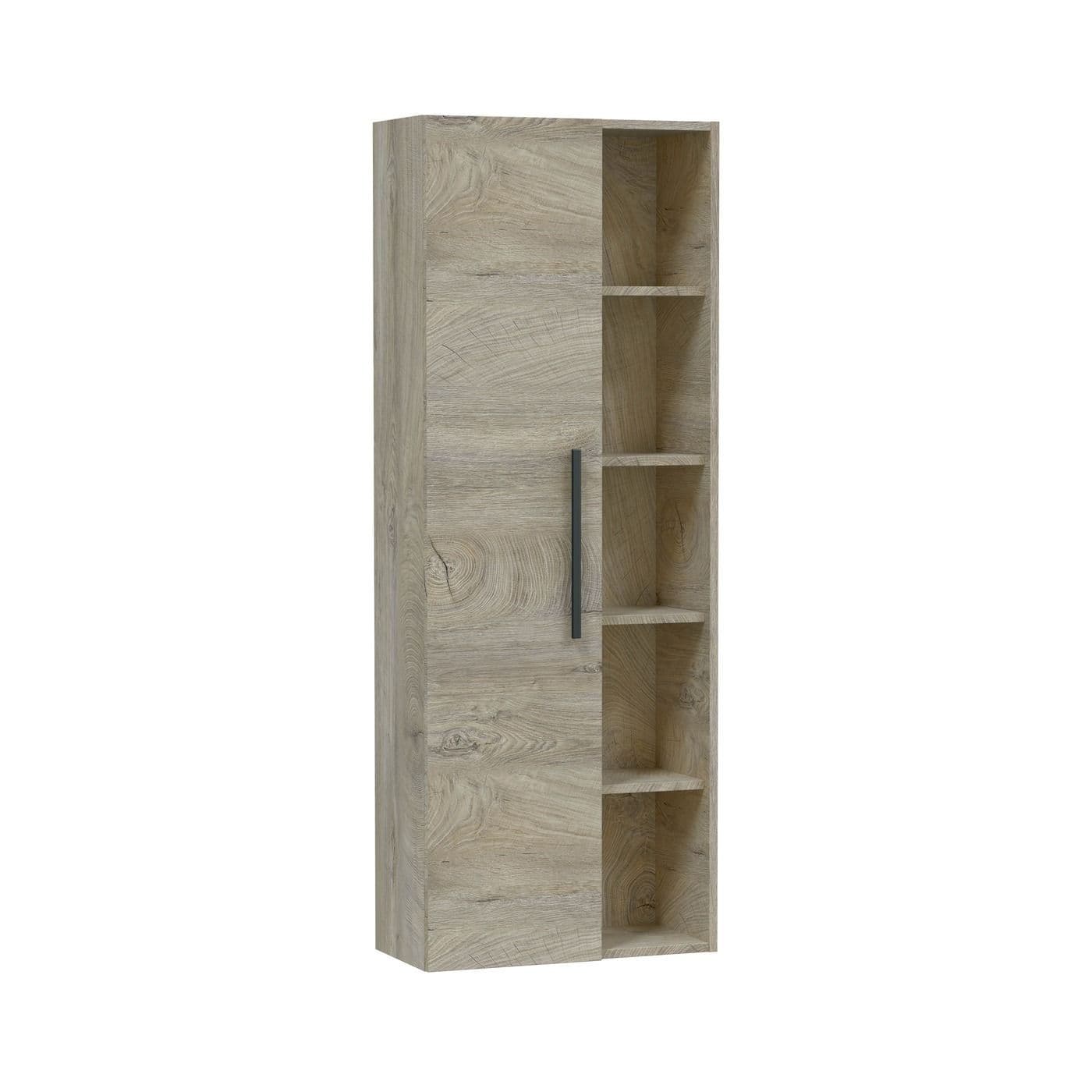 Neves Oak Effect Bathroom Vanity Storage Wall Mounted Cupboard - 3226