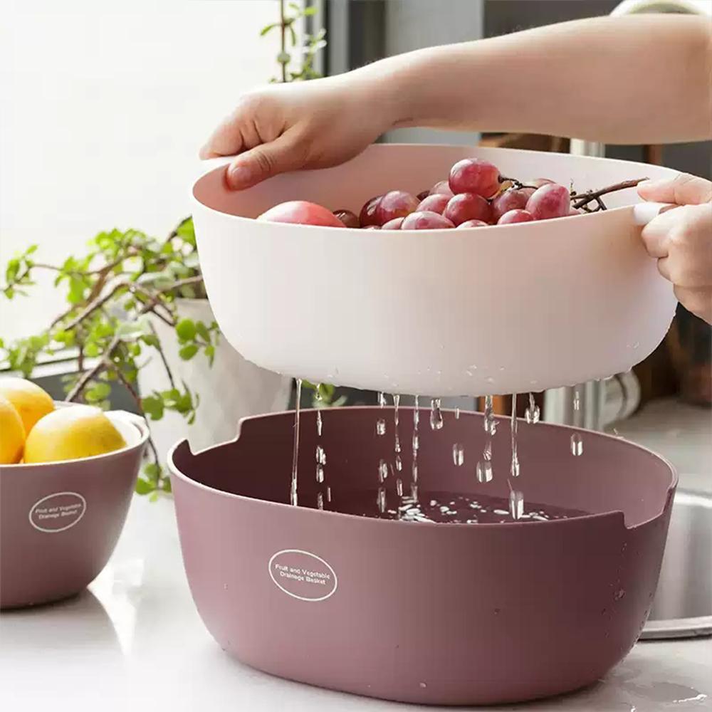 Nordic Fruit Vegetable Washing Basket-Weilai-Weilai Concept