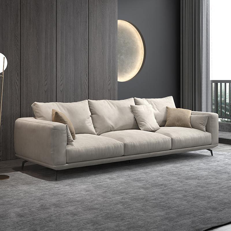 Four Seater Corner Sofa, Leathaire in a lifestyle setting with best corner sofa beds