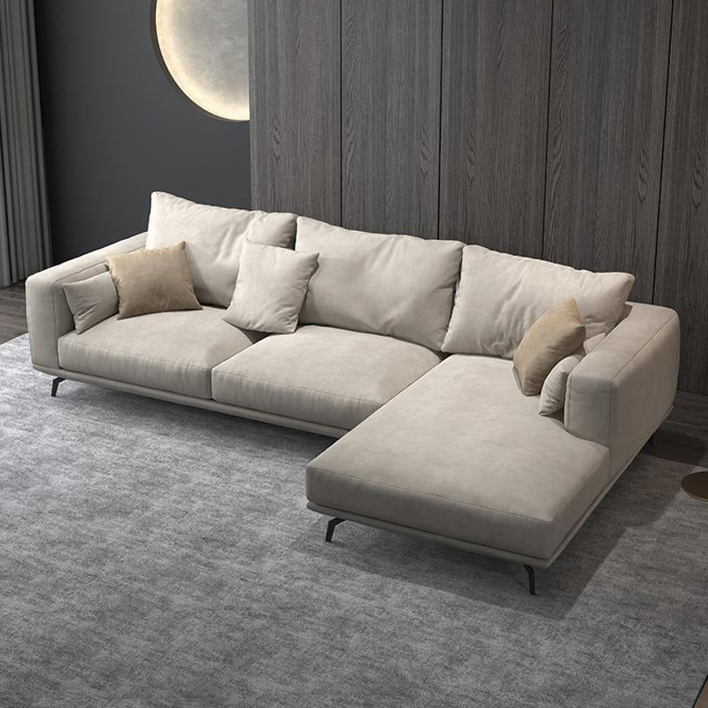 Three Seater Corner Sofa, Leathaire with yellow corner sofa