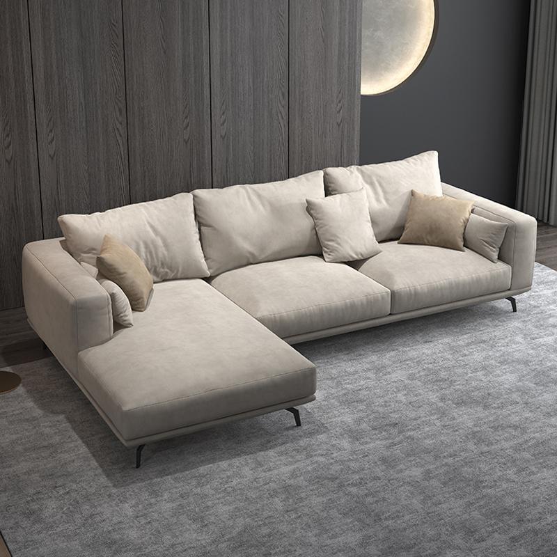 Two / Three Seater Sofa, Leathaire with brown corner sofa