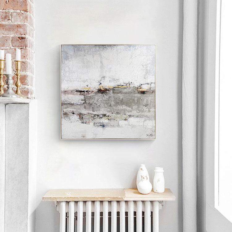 Old Town Framed Wall Art Oil Painting 122*122cm-Weilai-Weilai Concept