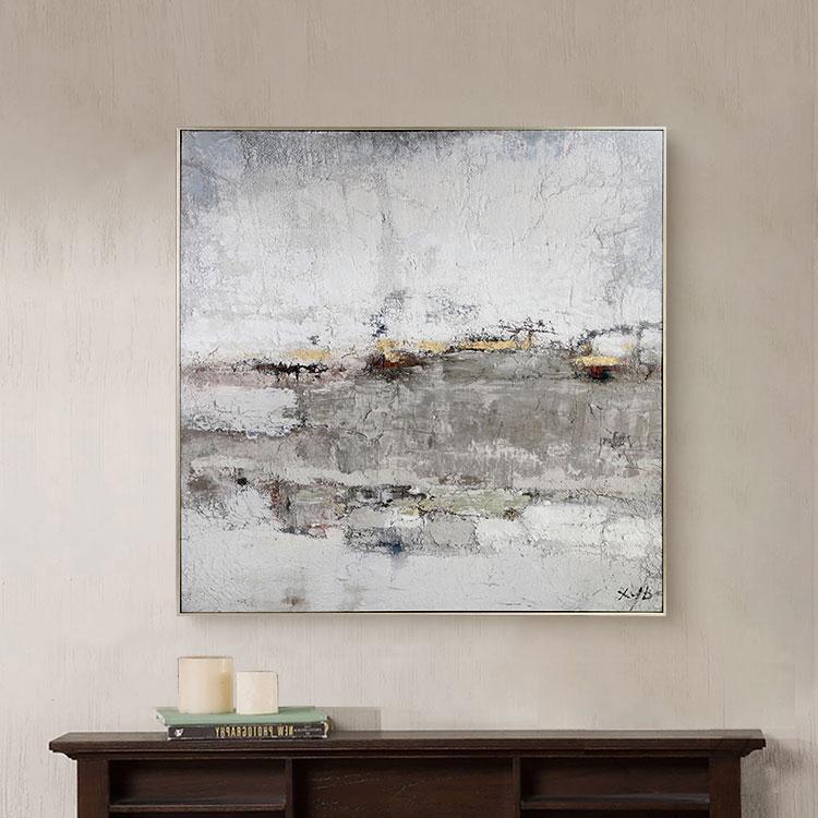 Old Town Framed Wall Art Oil Painting 122*122cm-Weilai-Weilai Concept