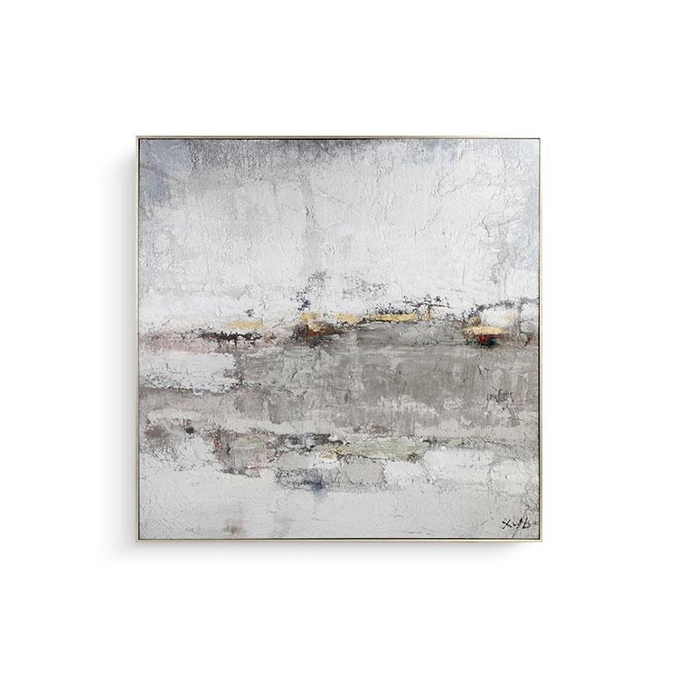 Old Town Framed Wall Art Oil Painting 122*122cm-Weilai-Weilai Concept