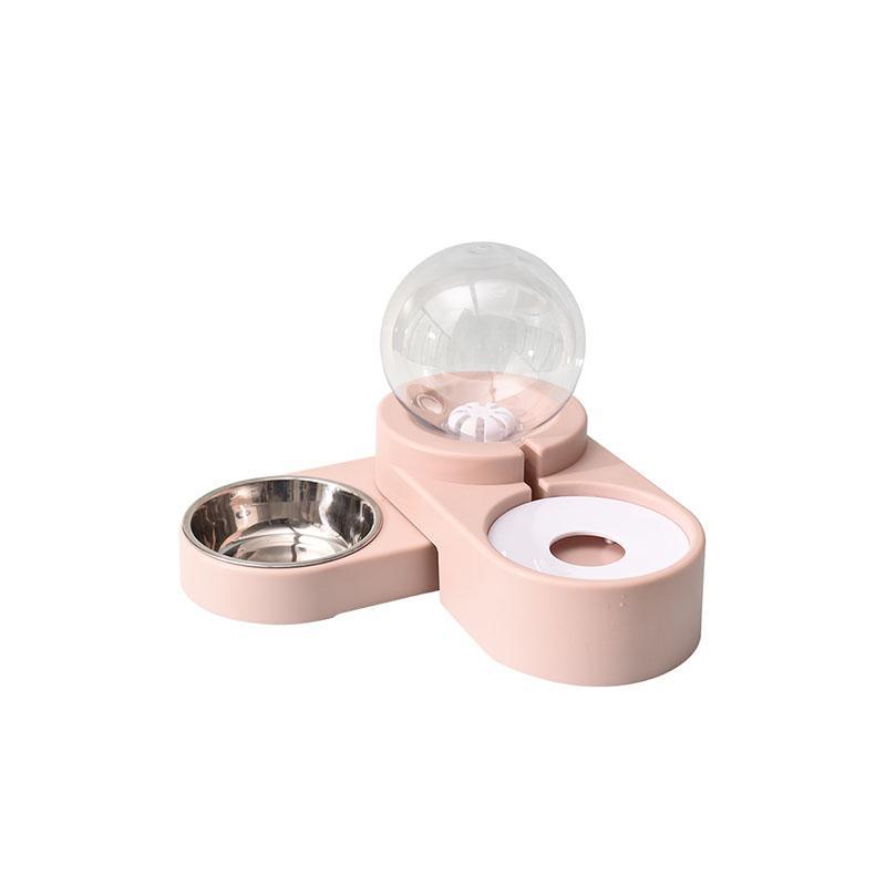 Pet Bowl Tray, Pink Or Blue-Weilai-Pink-Weilai Concept