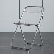 Philippe Starck Style Acrylic Folding Chair II-Weilai Concept-Clear-Weilai Concept