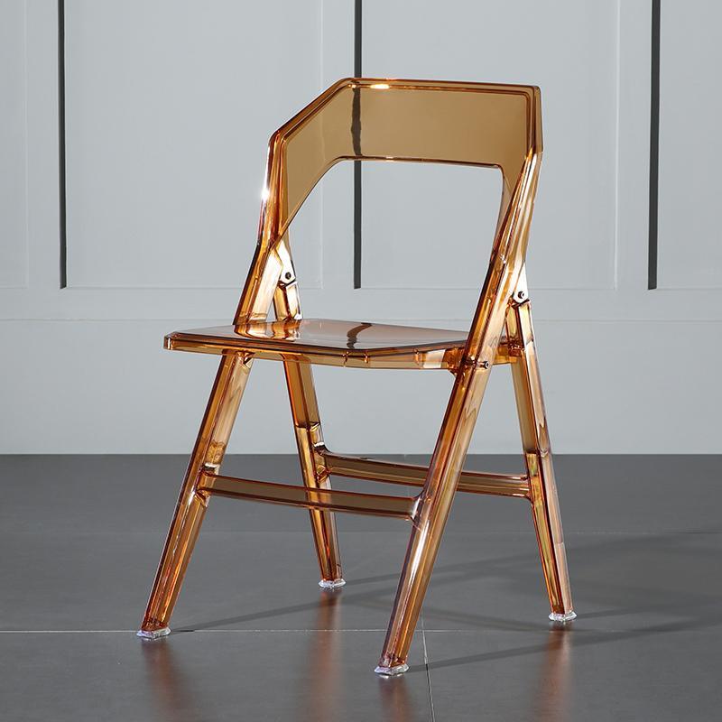 Philippe Starck Style Acrylic Folding Chair-Weilai Concept-Weilai Concept