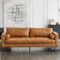 Porto Two Seater Sofa, Real Leather with very corner sofa