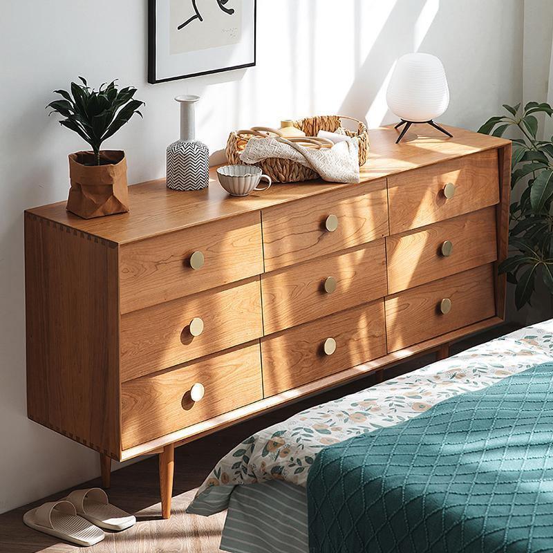Ralph Sideboard, Solid Wood, side view of laura james sideboard