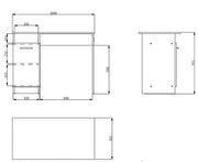 Reygo Sonoma Oak Computer Desk - 11008651