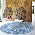 Rome Round Wool Rug II-Weilai-Weilai Concept