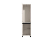 Rosmara Cashmere Taupe Slim Narrow Shallow Depth Hallway Wardrobe - 11014467